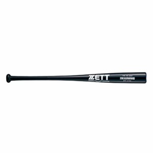 ZETT(ゼット) 野球 木製 トレーニング バット 実打撃可能 84cm ブラック(19(中古品)