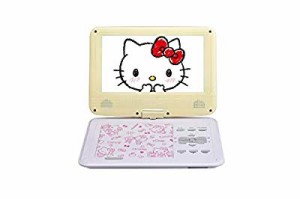 AVOX 9型ポータブルDVDプレーヤー ハローキティモデル (イエロー)HELLO KIT(中古品)