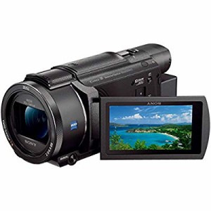 ソニー SONY ビデオカメラ FDR-AX60 4K 64GB 光学20倍 ブラック Handycam F(中古品)