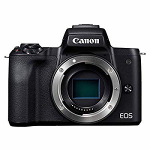 Canon ミラーレス一眼カメラ EOS Kiss M ブラック ボディ EOSKISSMBK-BODY(中古品)