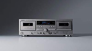 ティアック ダブルカセットデッキ（シルバー）TEAC W-1200(中古品)