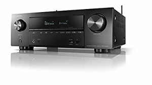 DENON AVレシーバー 7.2ch Dolby Atmos/DTS:X/HDR/HEOS/Airplay2対応 ブラ (中古品)