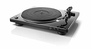 DENON レコードプレーヤー USB録音対応 ブラック DP-450-BKEM(中古品)