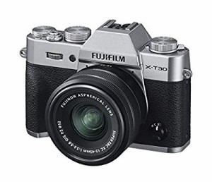 富士フイルム ミラーレス一眼 X-T30XCレンズキット シルバー X-T30LK-1545-(中古品)