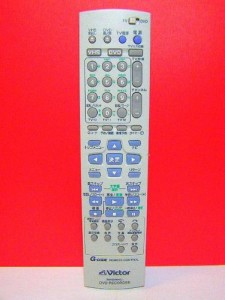 ビクター DVDレコーダーリモコン RM-SDR043J（中古）
