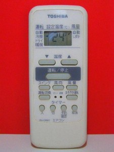 東芝 エアコンリモコン WH-D6B?@（中古）