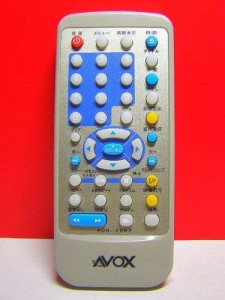 AVOX DVDリモコン ADS-300V（中古）