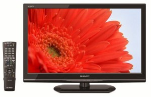 シャープ 22V型 液晶 テレビ AQUOS LC-22K90-B フルハイビジョン HDD(外付)(中古品)