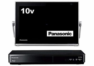 パナソニック 10V型 液晶 テレビ プライベート・ビエラ UN-10TD6-K ブルー (中古品)