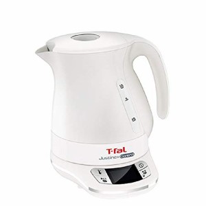 ティファール（T-FAL） 電気ケトル 1.2L ホワイトジャスティン プラス コン(中古品)