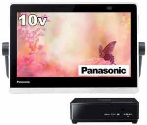 パナソニック 10V型 ポータブル 液晶テレビ インターネット動画対応 プライ(中古品)