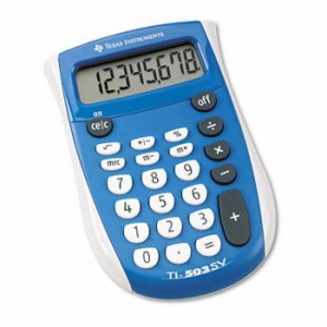 Texas Instruments ti-503svポケット電卓計算機、ポケットdpcfx8p (パックo(中古品)