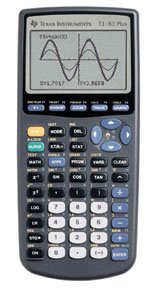 tex83pl Texas ti-83pl 8-line、高度なグラフィックCalc(中古品)