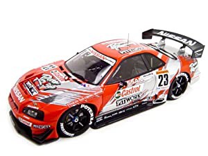 AUTOart 1/18 モータースポーツシリーズ 日産 スカイライン GTR(R34) '02 J(中古品)