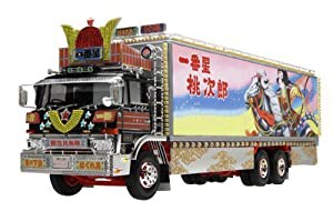 青島文化教材社 1/32 トラック野郎シリーズ No.4 一番星 男一匹桃次郎 プラ(中古品)