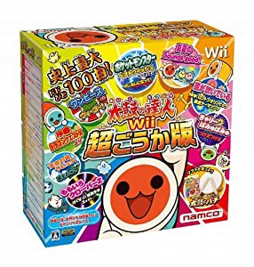 太鼓の達人Wii 超ごうか版 (専用太鼓コントローラ「太鼓とバチ」同梱版)(中古品)