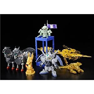 BB戦士 三国伝エクストラ武装セット＆ストライク劉備ガンダム 瞑装態(ディ (中古品)