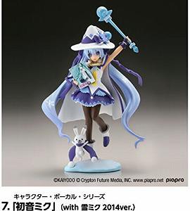 カプセル 新千歳空港限定 北海道フィギュアみやげ 初音ミク　雪ミク単品 vo(中古品)