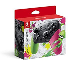 【任天堂純正品】Nintendo Switch Proコントローラー スプラトゥーン2エデ (中古品)