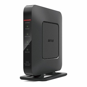 BUFFALO WiFi 無線LAN ルーター WSR-300HP/N 11n 300Mbps 1ルーム向け 【iP(中古品)