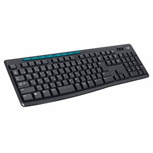 Logicool ロジクール K275 ワイヤレスキーボード 無線 Unifying 電池寿命最(中古品)