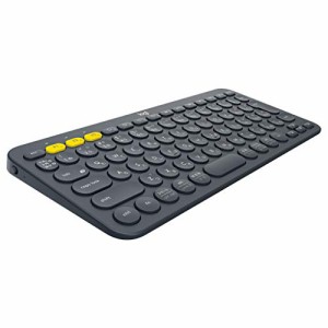 ロジクール マルチデバイス Bluetoothキーボード ブラック K380BK(中古品)