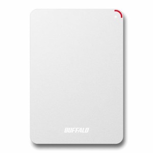 BUFFALO 耐衝撃対応 2.5インチ外付けHDD 4TB ホワイト HD-PSF4.0U3-GW(中古品)