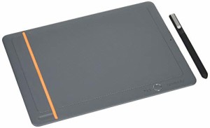 ワコム Wacom Bamboo Slate S A5対応 ミディアムグレー スマートパッド 電 (中古品)