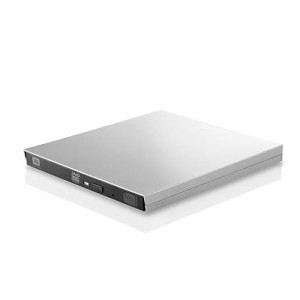 ロジテック DVDドライブ 外付け Mac 対応 USB3.0 タイプCケーブル付き M-DI(中古品)