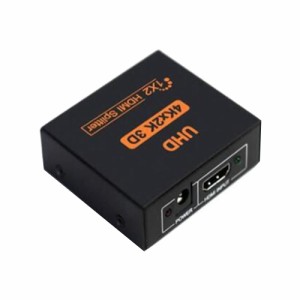 HDMI 分配器 4K X 2K 1入力 2出力 HDMIスプリッタ 切り替え スイッチ HDMI HDTV　変換 3D 1080P tecc-4ksprit03[メール便発送・代引不可]
