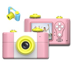 子供用カメラ ブルー　ピンク　デジタルカメラ トイカメラ 500万画素 録画機能 子供 お祝い　デジカメ　男の子　女の子　tecc-kodocame[