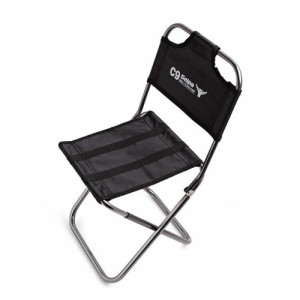 アウトドアチェア 折りたたみ 椅子 座面 パイプ椅子 超軽量 持ち運び 便利 耐荷重100kg キャンプ　レジャーイス　ブラック