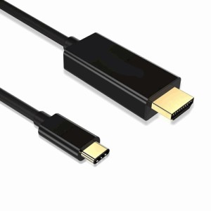 USB C to HDMI 変換ケーブル USB 3.1 Type C to HDMI ケーブル 変換ケーブル 4K 30Hz 高画質 音声・映像データサポート 1.8m　tecc-tycto