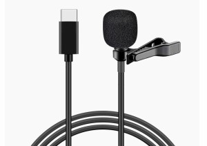 ピンマイク USB Type-C 録音 撮影用マイク 全方向性 コンデンサーマイク 1.5m有線 Androidスマホ対応 /web会議/オンライン会議/動画撮影 