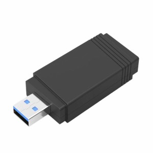 デュアルバンド対応 wifi 無線LAN 子機 AC1300 MU-MIMO 11ac USB3.0  2.4G/5GHz アダプタ Bluetooth5.0 Windows tec-wifidual