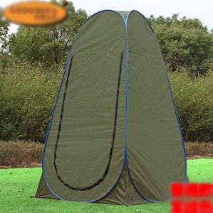 ポータブル ワンタッチ式 更衣室 簡単設置 テント レジャー用品 グリーン TEC-PRITNT2D-GR アウトドア キャンプ 目隠し 個室