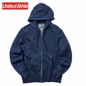 United Athle ユナイテッドアスレ パーカー 12.2オンス デニムスウェット フルジップ パーカ 390501 3905-01 メンズ◆取寄せ