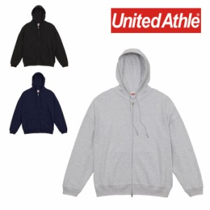 ユナイテッドアスレ United Athle 10.0オンス ビッグシルエット スウェット フルジップ パーカ 裏パイル パーカー 長袖 秋冬 キャンプ ア