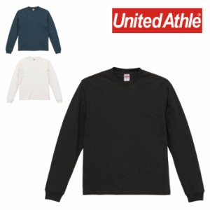 United Athle ユナイテッドアスレ 8.8オンス オーガニックコットン ロングスリーブ Tシャツ（2.1インチリブ） ロンT 長袖 無地 メンズ 52