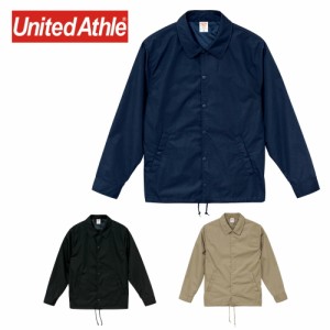 United Athle ユナイテッドアスレ T/C コーチ ジャケット 裏地付 コーチジャケット ストリート メンズ レディース 男女兼用 大きいサイズ