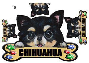 犬 ステッカー/チワワ15/犬/シール/ネーム入れ不可/愛犬/雑貨/グッズ/ペット/車/犬雑貨