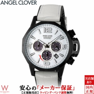 エンジェルクローバー 腕時計 Angel Clover タイムクラフト ソーラー NTS45BWH-WH メンズ 時計 クロノグラフ おしゃれ