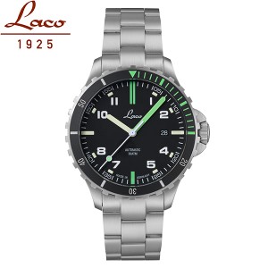 無金利ローン可 ラコ Laco アマゾナス 862107.MB Amazonas 42mm 自動巻 スポーツウォッチ メンズ 腕時計