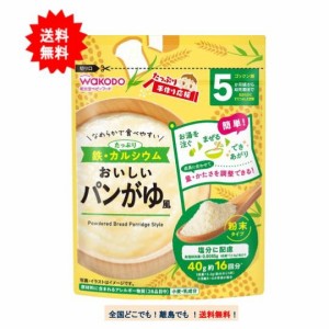 和光堂 たっぷり手作り応援 おいしいパンがゆ風 16回分 (40g) × 1個 粉末タイプ 