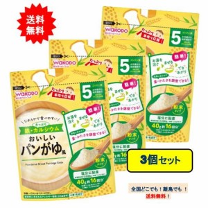 和光堂 たっぷり手作り応援 おいしいパンがゆ風 16回分 (40g) × 3個セット