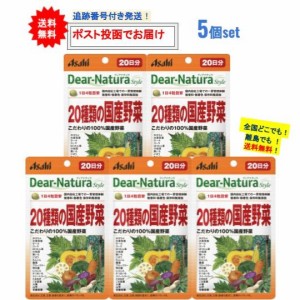 ディアナチュラ スタイル 20種類の国産野菜 20日分 (80粒入) × 5個セット