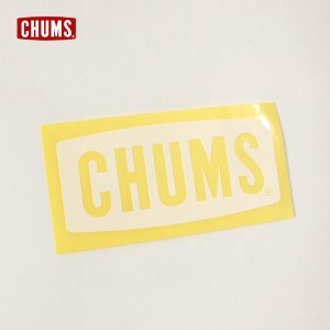 チャムス CH62-1483-Fm カッティングシート チャムスロゴM レディース メンズ チャムスボートロゴステッカー ミディアムサイズ シロ 白