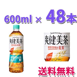 コカ・コーラ社製品 爽健美茶 健康素材の麦茶 PET 600ML 2ケース 48本 送料無料