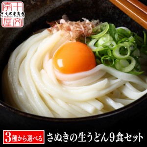 製麺所から打ち立て直送 3種類から選べる 本場香川の 讃岐うどん 9人前 300g×3袋 9食セット 釜玉 ぶっかけ 生麺 グルメ 食品 お取り寄せ