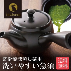 急須 常滑焼 送料無料 深蒸し茶急須 茶が楽 chagara 380cc IB ティーポット 便利 使いやすい 洗いやすい 茶がら捨てやすい 常滑焼 急須 